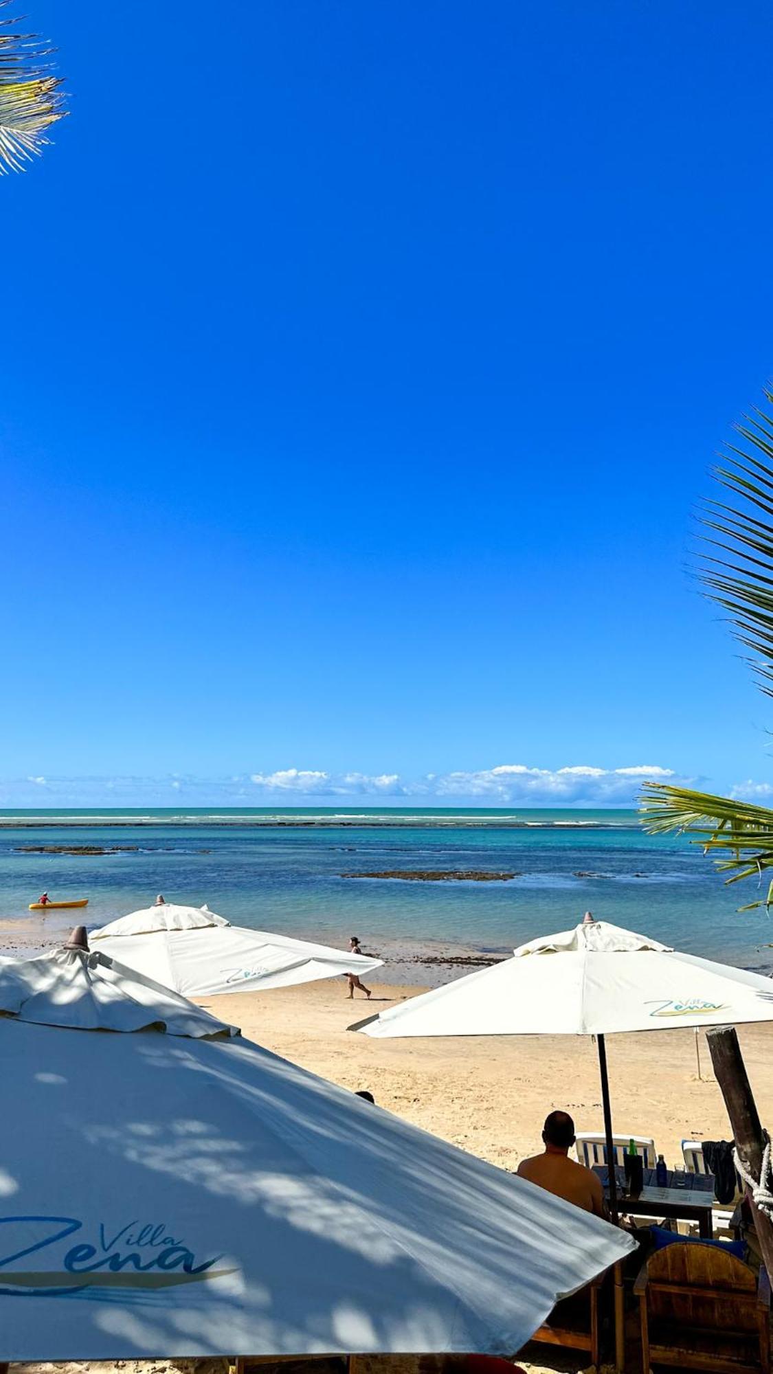 Pousada Villa Zena - Frente Ao Mar - Pe Na Areia Porto Seguro Exterior foto